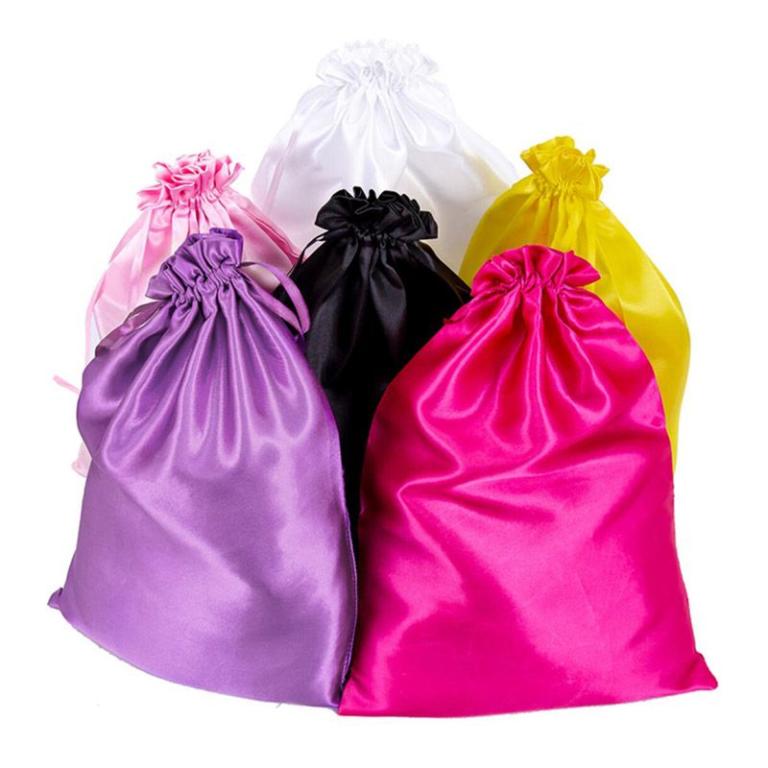 Custom Silk Bags For Hair Extensions