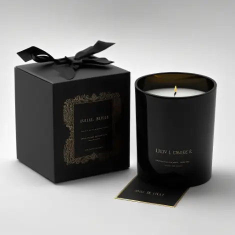 Custom Black Candle Boxes