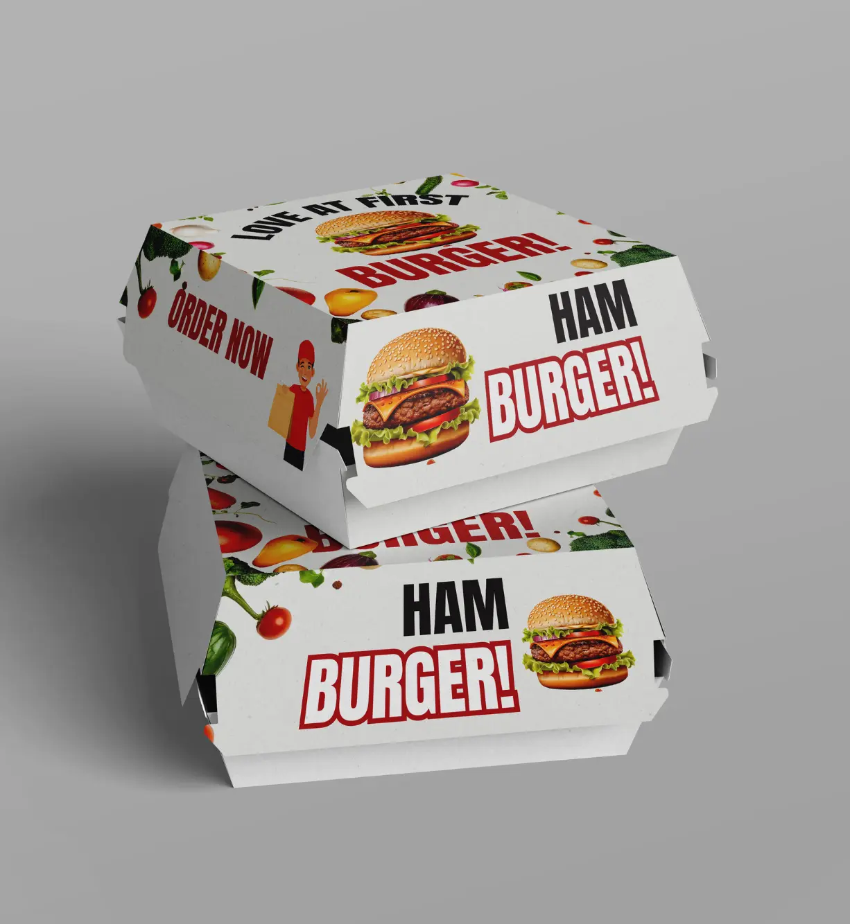 Custom Burger Boxes