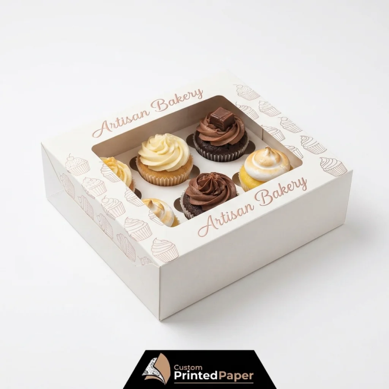 Custom Branded Cup Cake Boxes