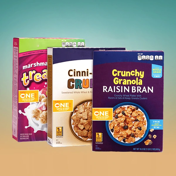Breakfast Cereal Boxes