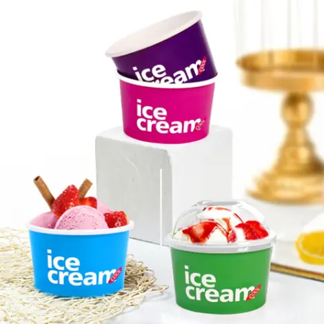 Custom Ice Cream Cups