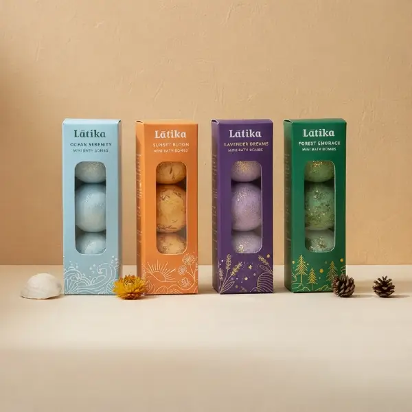 Custom Bath Bomb Boxes