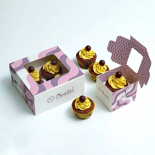 Custom Mini Cupcake Boxes