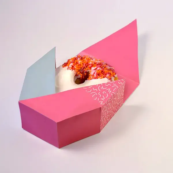 Custom Pink Donut boxes