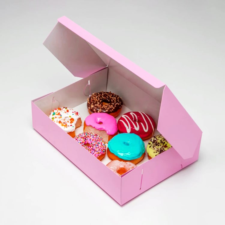Custom Pink Donut boxes