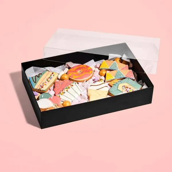 Custom Clear Lid Gift Boxes