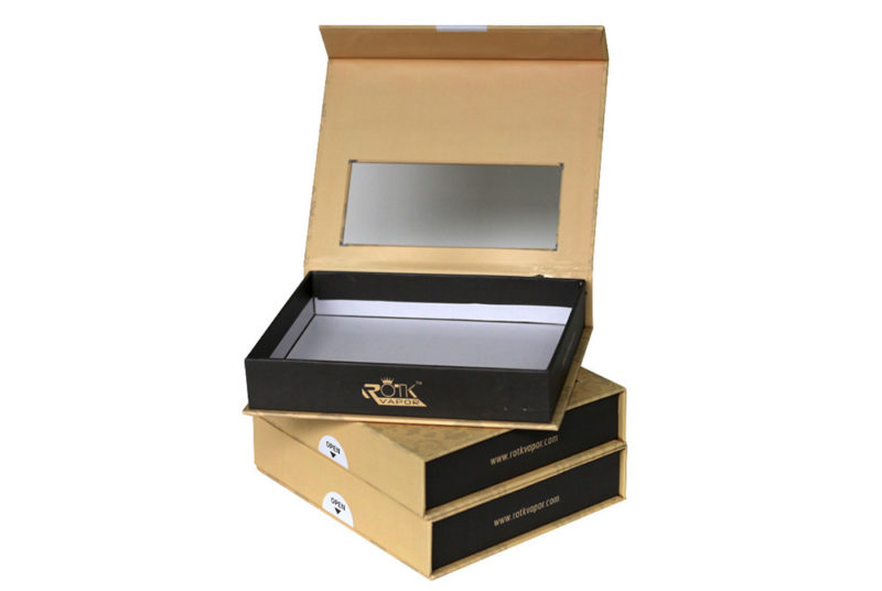 custom gift box with window