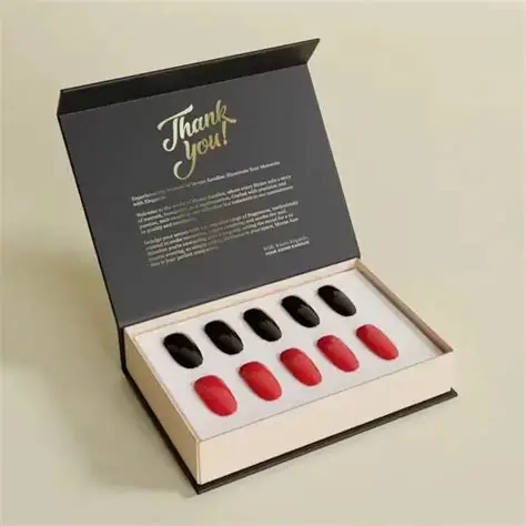 luxury press on nail packaging boxes